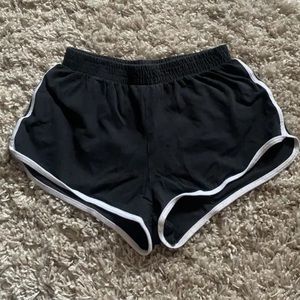 Black sport shorts